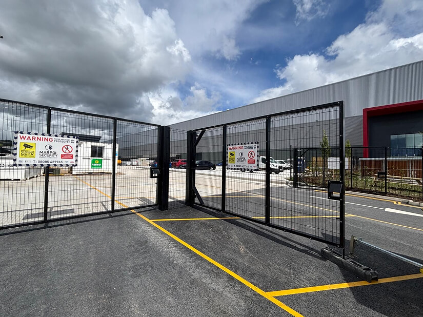 Access gates protected by Marpol Security