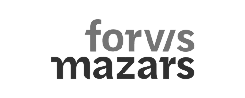Forvis Mazar logo B&W